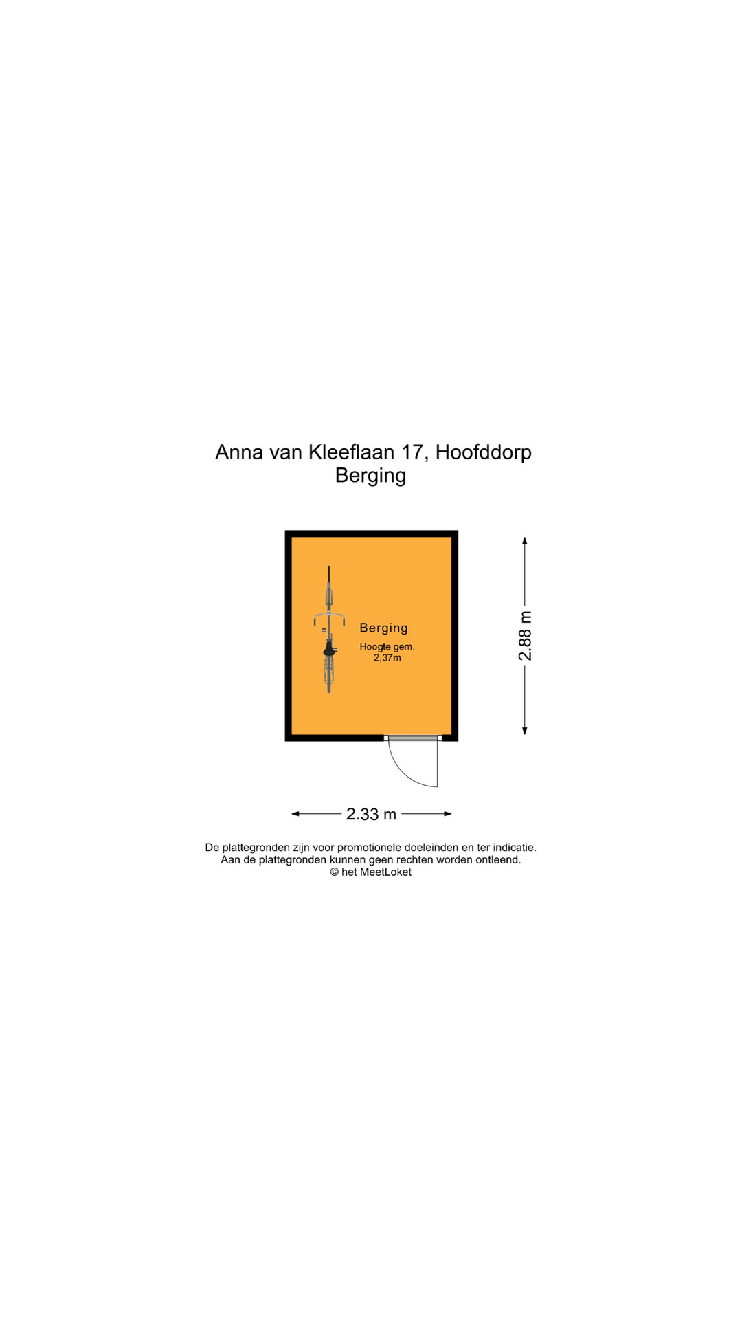 Anna van Kleeflaan 17 , 2135 VD Hoofddorp map